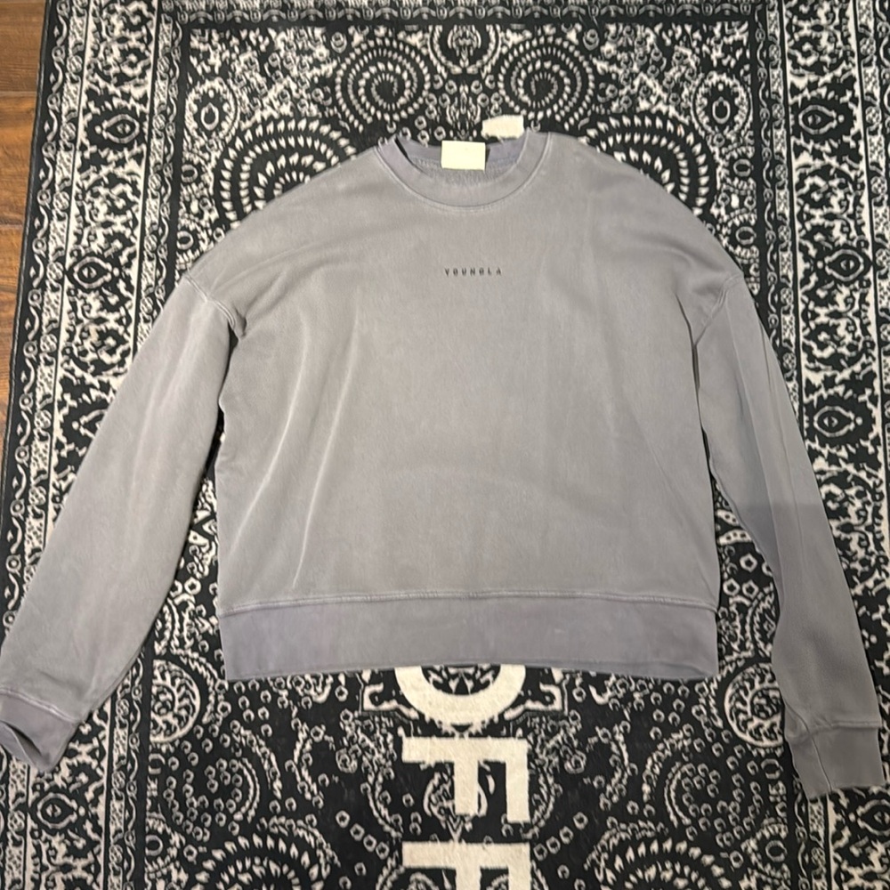 Oversized Youngla grey Crewneck